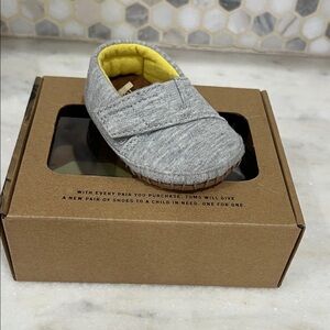 TOMS Gray Baby Walker Shoes